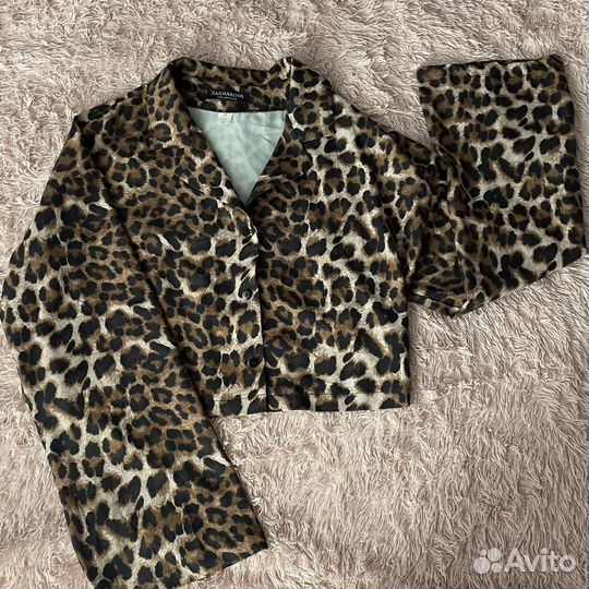 Рубашка леопардовая