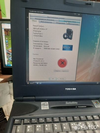 Ноутбук toshiba