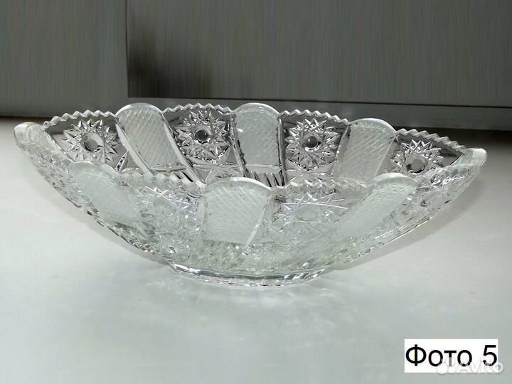 Салатницы и вазы из хрусталя и стекла