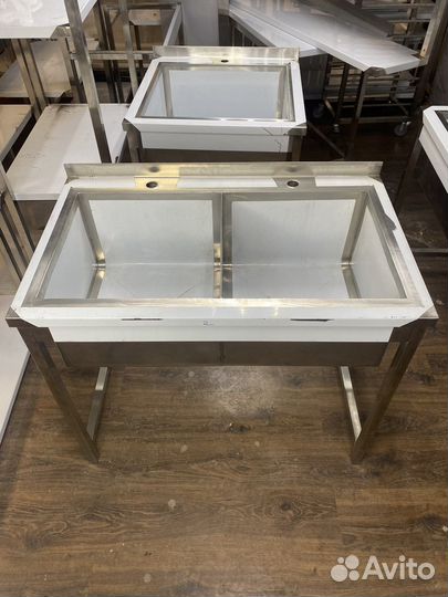 Ванны моечные, столы из нержавеющей стали