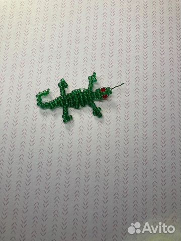 Ящерица из бисера