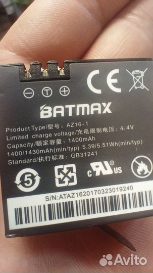 Аккумуляторы для yi 4K