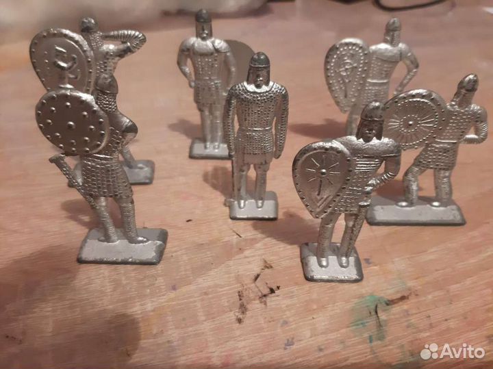 Солдатики СССР метал Донской поход витязи