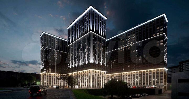 1-к. квартира, 45,2 м², 16/25 эт.