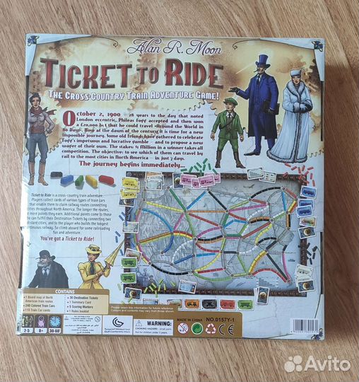 Настольная игра Ticket to Ride Америка. Новая