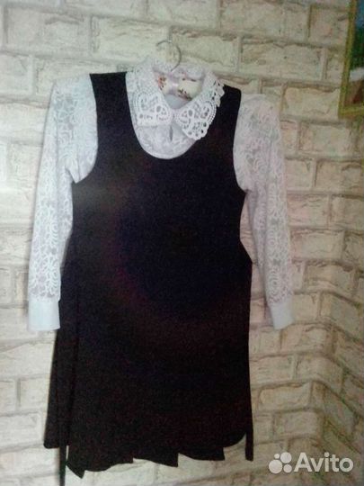 Сарафан и блузка в школу