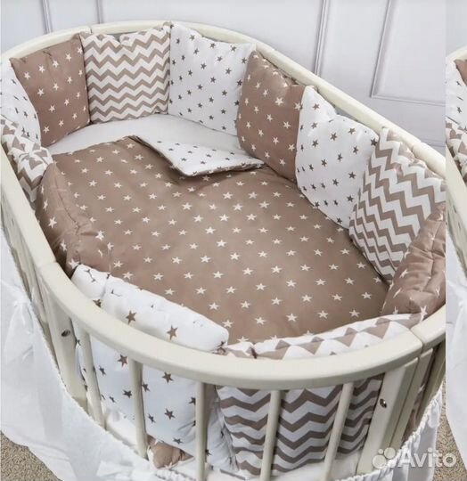 Бортики в кроватку новые