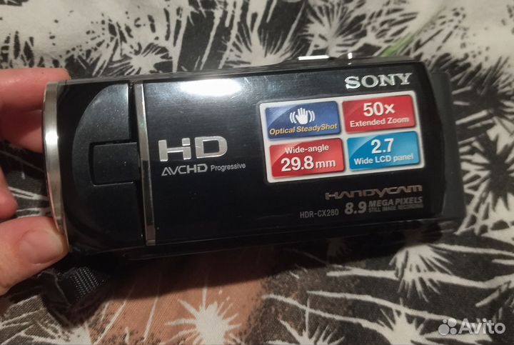 Видеокамера sony hdr- cx280e