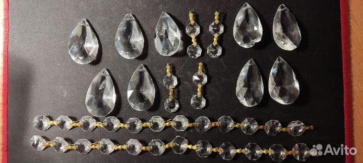 Хрустальные подвески для люстры периода СССР