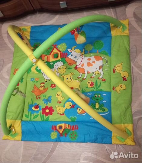 Развивающий коврик мякиши