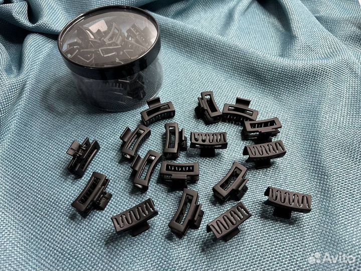 Украшение для волос заколки крабики, набор 10шт