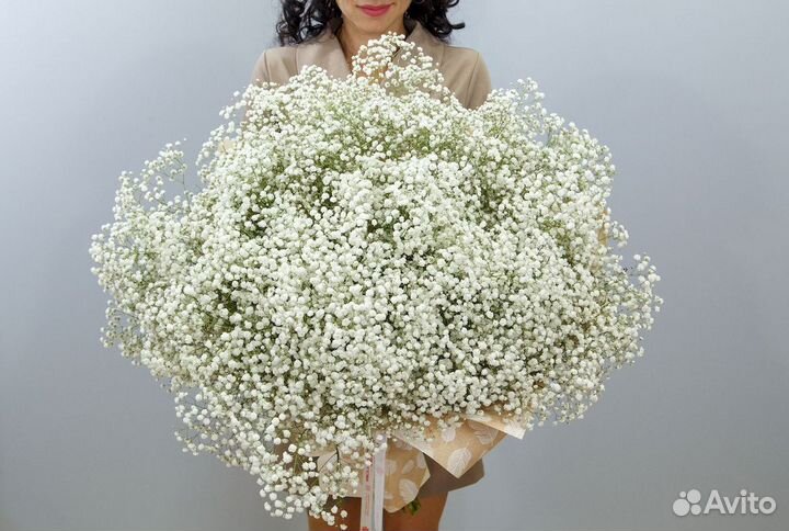 Букет из гипсофилы