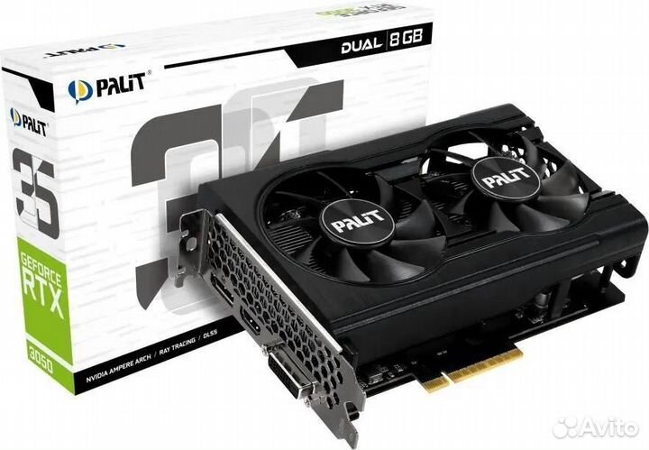 Видеокарта Palit nvidia GeForce RTX 3050 dual