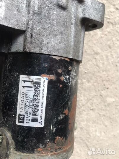 Стартер Mitsubishi Lancer, X