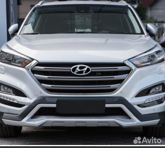 Накладки на бампера Hyundai Tucson 2015-2018