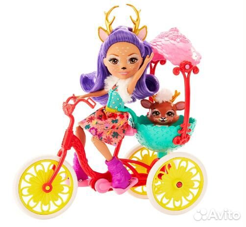 Enchantimals Прогулка на велосипеде Данэссы Оленя