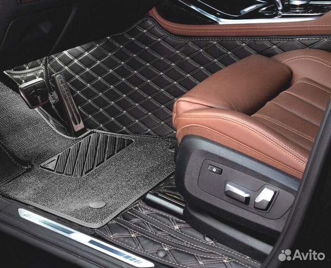 3D Коврики BMW Салон Багажник из Экокожи