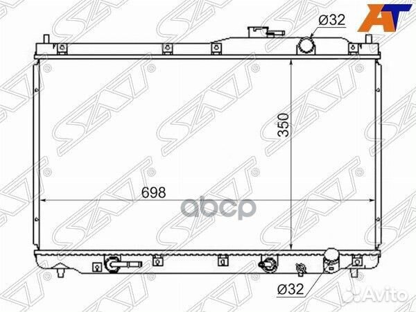 Радиатор HD0009-RH1 Sat
