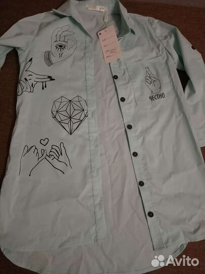 Блуза на девочку рост 140-146