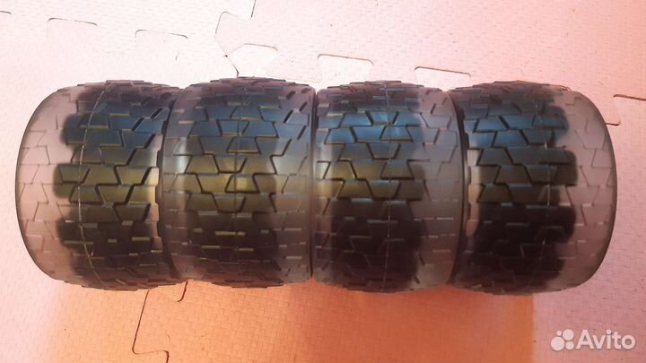 Колеса CloudWheel 105, 4шт., черные. Новые