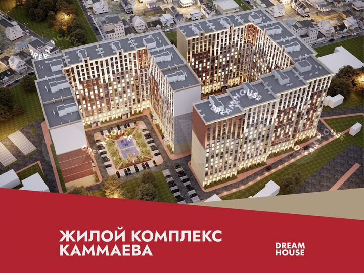 1-к. квартира, 49,6 м², 5/17 эт.