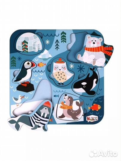 Деревянные вкладыши Mapacha Тупик и друзья 962189