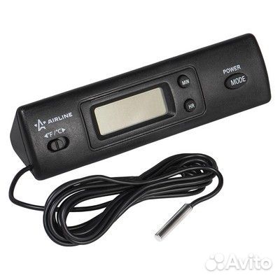 Термометр цифровой с выносным датчиком in/out (atd