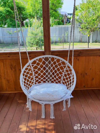 Качель подвесная кресло подвесное с подушкой