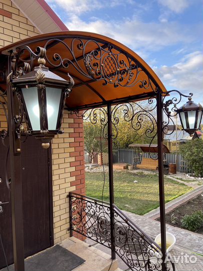 Кованый фонарь, бра