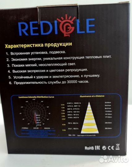 Светильник трековый светодиодный