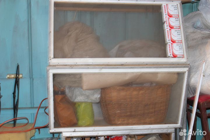 Сундук старинный 50-х гг, Витринки