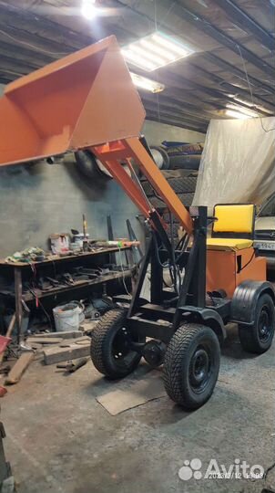 Самодельный мини трактор погрузчик