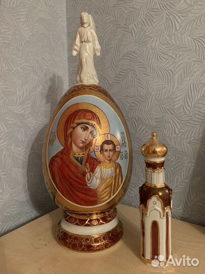 Кисловодский фарфор.Пасхальное яйцо