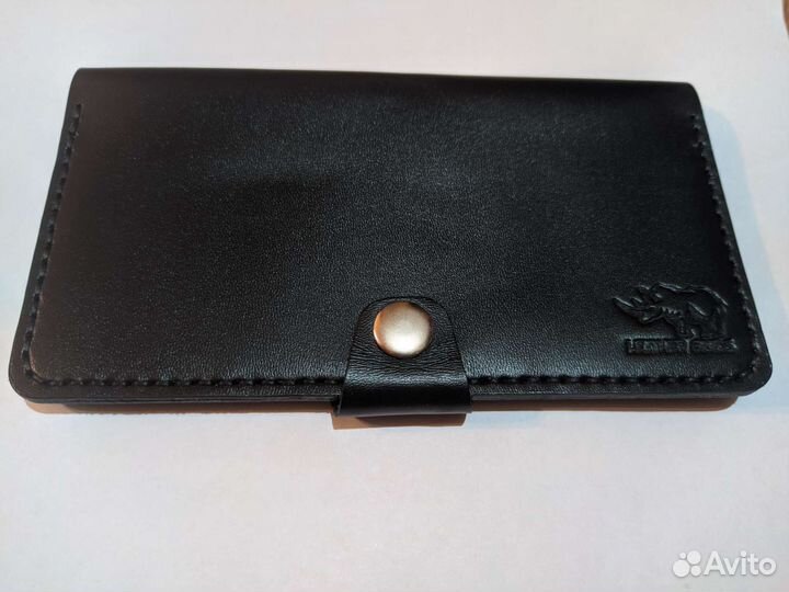 Кошелек мужской кожаный ручной работы