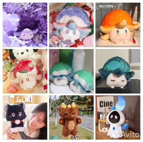 Авторские плюшевые игрушки Genshin Impact TaoBao