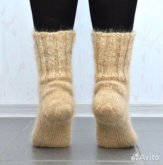 Носки женские из собачьей шерсти (колли)