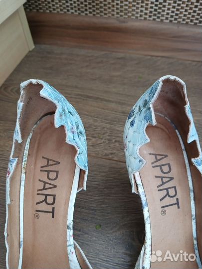 Туфли женские кожаные 38 размер