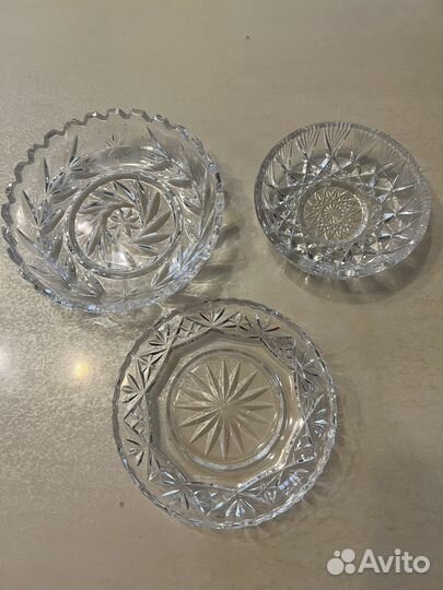 Хрустальные блюдца