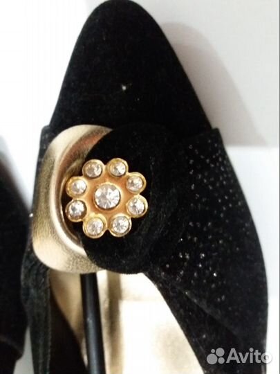 Туфли замшевые р. 36 б/у