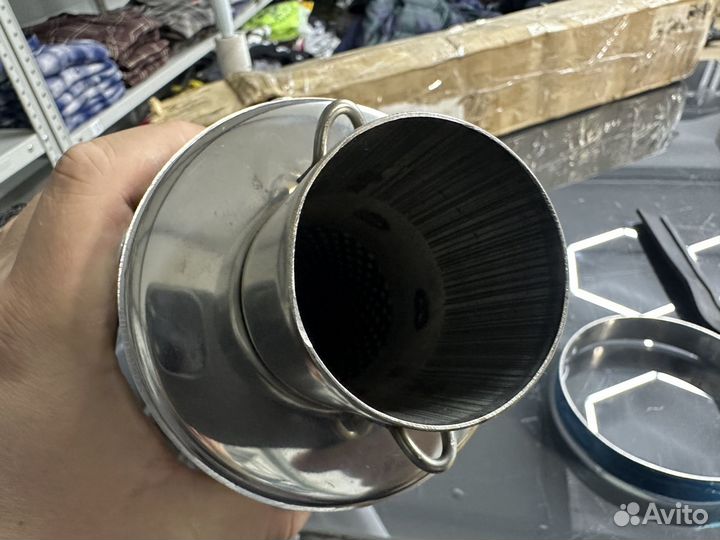 Выхлопная труба прямоток на мотоцик универальная