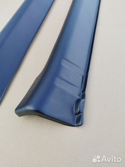 Пластиковые пороги киа Спектра 2004-2011г