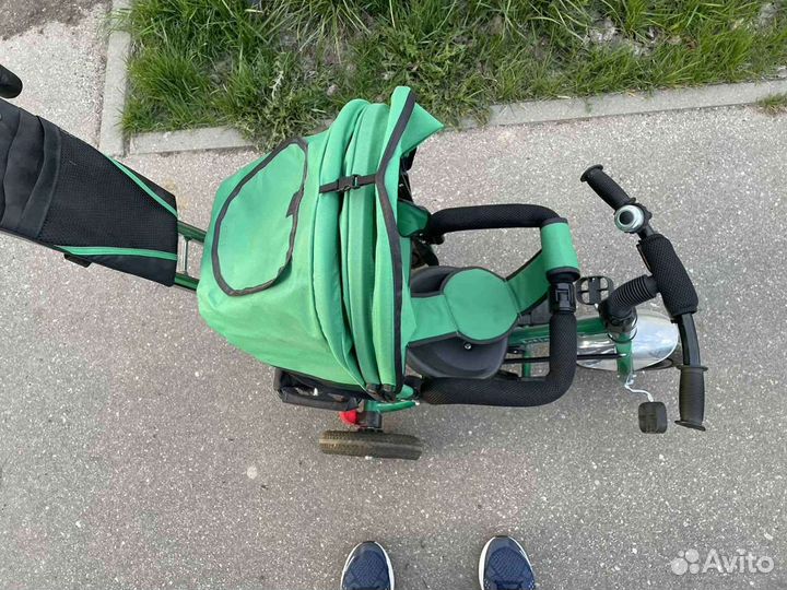 Детский велосипед трость