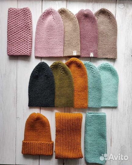 Шапочки и снуды