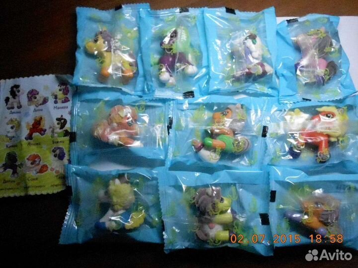 Игрушки из киндер.Фрештойз.литл пони