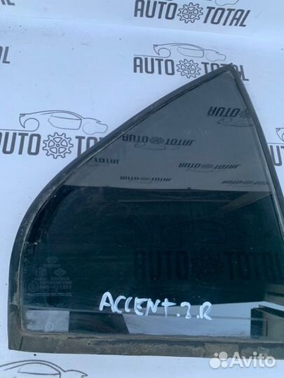 Стекло двери заднее правое Hyundai Accent