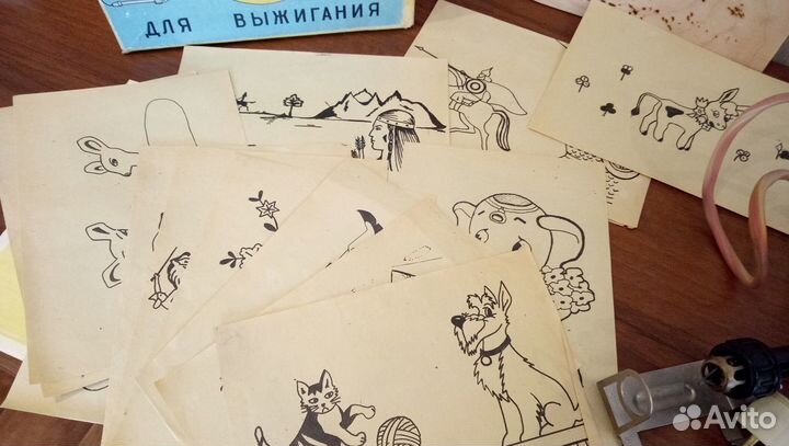 Прибор для выжигания по дереву (пр. СССР)