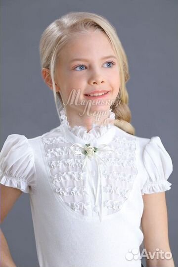 Блузки маленькая леди 134 140