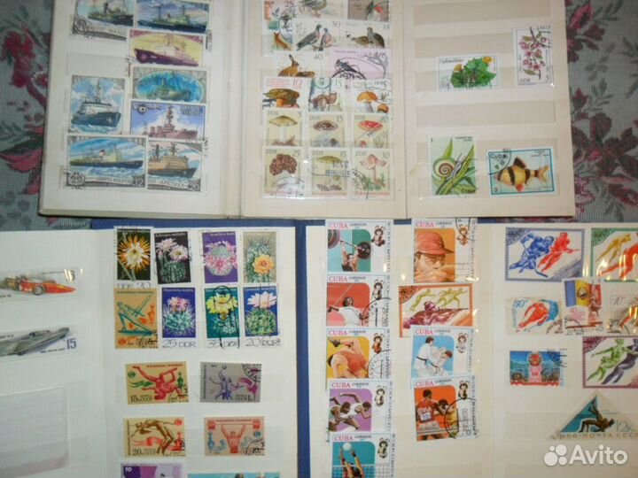 Продам коллекцию марок с альбомом.Всего 4альбома