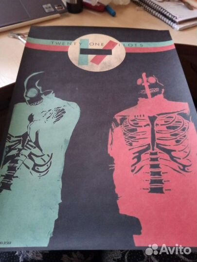 Плакат постер Twenty One Pilots
