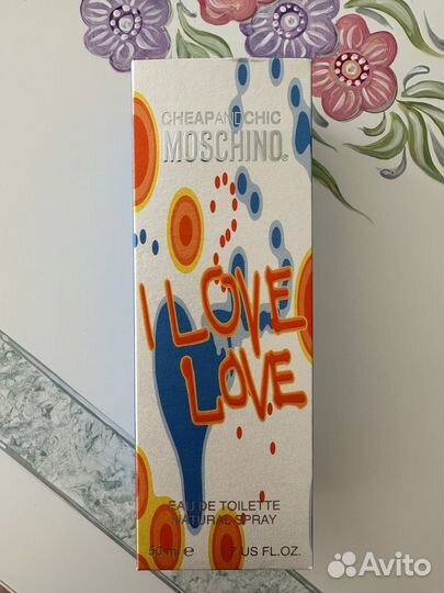 Туалетная вода moschino i love love оригинал